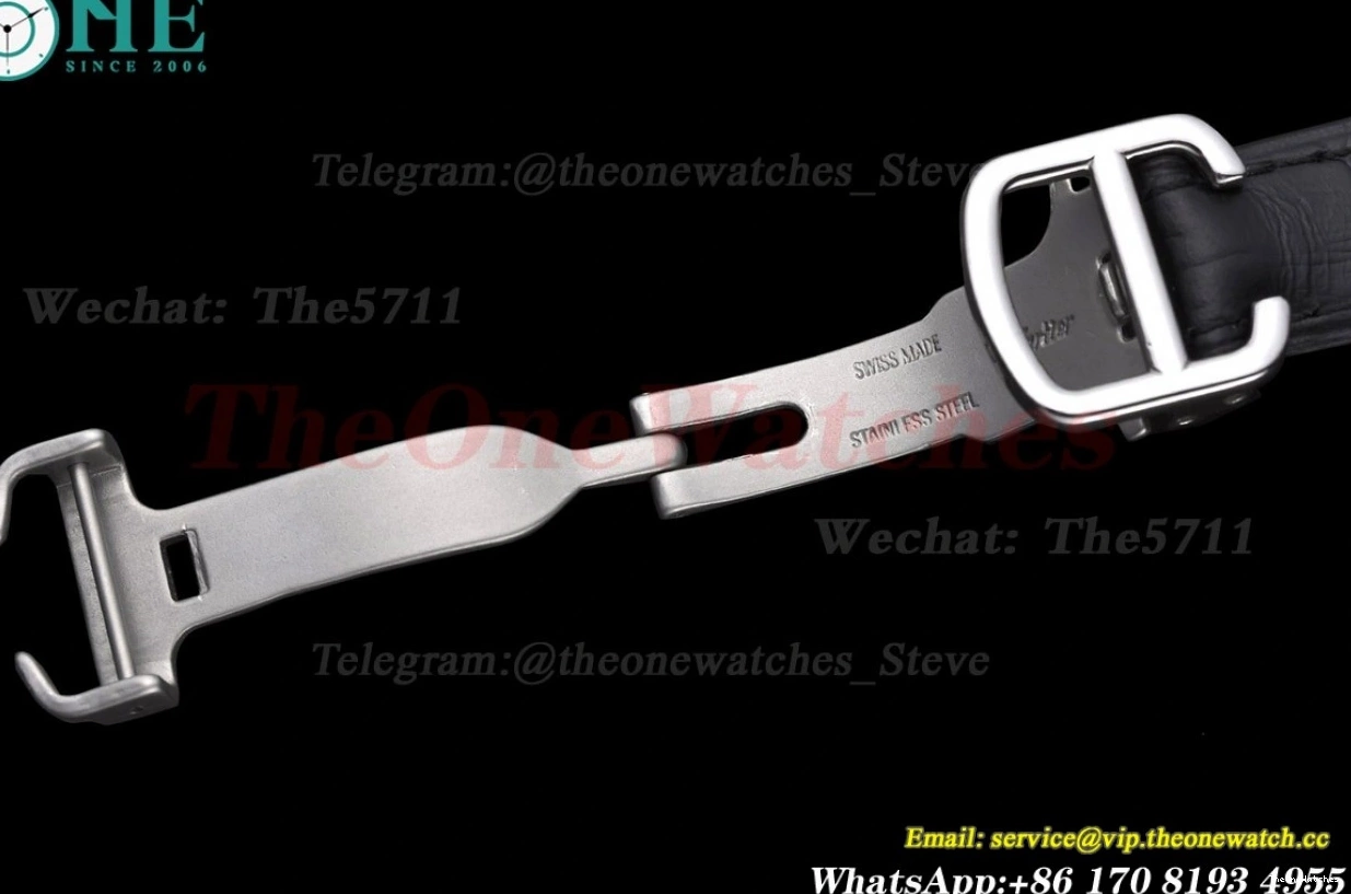 GDF Dial Cartier LE 33mm De Silver Dia SS Bleu NH05 Ballon 0415